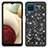 Funda Bumper Silicona y Plastico Carcasa Frontal y Trasera 360 Grados Bling-Bling JX1 para Samsung Galaxy M12