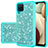 Funda Bumper Silicona y Plastico Carcasa Frontal y Trasera 360 Grados Bling-Bling JX1 para Samsung Galaxy M12