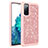 Funda Bumper Silicona y Plastico Carcasa Frontal y Trasera 360 Grados Bling-Bling JX1 para Samsung Galaxy S20 FE 4G