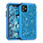 Funda Bumper Silicona y Plastico Carcasa Frontal y Trasera 360 Grados Bling-Bling para Apple iPhone 11