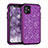 Funda Bumper Silicona y Plastico Carcasa Frontal y Trasera 360 Grados Bling-Bling para Apple iPhone 11