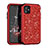 Funda Bumper Silicona y Plastico Carcasa Frontal y Trasera 360 Grados Bling-Bling para Apple iPhone 11