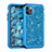 Funda Bumper Silicona y Plastico Carcasa Frontal y Trasera 360 Grados Bling-Bling para Apple iPhone 11 Pro