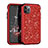 Funda Bumper Silicona y Plastico Carcasa Frontal y Trasera 360 Grados Bling-Bling para Apple iPhone 11 Pro