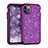 Funda Bumper Silicona y Plastico Carcasa Frontal y Trasera 360 Grados Bling-Bling para Apple iPhone 11 Pro Max