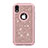 Funda Bumper Silicona y Plastico Carcasa Frontal y Trasera 360 Grados Bling-Bling para Apple iPhone XR