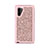 Funda Bumper Silicona y Plastico Carcasa Frontal y Trasera 360 Grados Bling-Bling para Samsung Galaxy Note 10