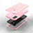 Funda Bumper Silicona y Plastico Carcasa Frontal y Trasera 360 Grados Bling-Bling U01 para Apple iPhone 11