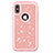 Funda Bumper Silicona y Plastico Carcasa Frontal y Trasera 360 Grados Bling-Bling U01 para Apple iPhone X