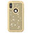 Funda Bumper Silicona y Plastico Carcasa Frontal y Trasera 360 Grados Bling-Bling U01 para Apple iPhone Xs