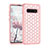 Funda Bumper Silicona y Plastico Carcasa Frontal y Trasera 360 Grados Bling-Bling U01 para Samsung Galaxy S10 5G