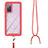 Funda Bumper Silicona y Plastico Carcasa Frontal y Trasera 360 Grados con Acollador Cordon Lanyard para Samsung Galaxy S20 FE (2022) 5G