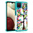 Funda Bumper Silicona y Plastico Carcasa Frontal y Trasera 360 Grados JX1 para Samsung Galaxy M12