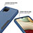 Funda Bumper Silicona y Plastico Carcasa Frontal y Trasera 360 Grados MQ1 para Samsung Galaxy M12