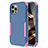 Funda Bumper Silicona y Plastico Carcasa Frontal y Trasera 360 Grados para Apple iPhone 16 Pro