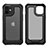 Funda Bumper Silicona y Plastico Carcasa Frontal y Trasera 360 Grados R02 para Apple iPhone 12