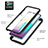 Funda Bumper Silicona y Plastico Carcasa Frontal y Trasera 360 Grados U02 para Samsung Galaxy A02
