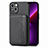 Funda Bumper Silicona y Plastico Carcasa Frontal y Trasera 360 Grados U05 para Apple iPhone 13 Mini