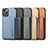 Funda Bumper Silicona y Plastico Carcasa Frontal y Trasera 360 Grados U05 para Apple iPhone 13 Mini