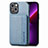 Funda Bumper Silicona y Plastico Carcasa Frontal y Trasera 360 Grados U05 para Apple iPhone 14