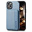 Funda Bumper Silicona y Plastico Carcasa Frontal y Trasera 360 Grados U05 para Apple iPhone 15