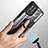 Funda Bumper Silicona y Plastico Mate Carcasa con Magnetico Anillo de dedo Soporte J01S para Samsung Galaxy A22 4G