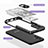 Funda Bumper Silicona y Plastico Mate Carcasa con Magnetico Anillo de dedo Soporte J02S para Samsung Galaxy A32 4G