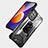 Funda Bumper Silicona y Plastico Mate Carcasa con Magnetico Anillo de dedo Soporte J03S para Samsung Galaxy M12
