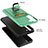 Funda Bumper Silicona y Plastico Mate Carcasa con Magnetico Anillo de dedo Soporte J03S para Samsung Galaxy S22 5G