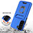 Funda Bumper Silicona y Plastico Mate Carcasa con Magnetico Anillo de dedo Soporte J03S para Samsung Galaxy S23 5G