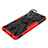 Funda Bumper Silicona y Plastico Mate Carcasa con Magnetico Anillo de dedo Soporte JX1 para Nokia C100