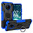 Funda Bumper Silicona y Plastico Mate Carcasa con Magnetico Anillo de dedo Soporte JX1 para Nokia C200