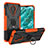 Funda Bumper Silicona y Plastico Mate Carcasa con Magnetico Anillo de dedo Soporte JX1 para Nokia C30