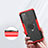Funda Bumper Silicona y Plastico Mate Carcasa con Magnetico Anillo de dedo Soporte JX1 para Samsung Galaxy A02s