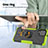 Funda Bumper Silicona y Plastico Mate Carcasa con Magnetico Anillo de dedo Soporte JX1 para Samsung Galaxy A22 4G