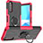 Funda Bumper Silicona y Plastico Mate Carcasa con Magnetico Anillo de dedo Soporte JX1 para Sony Xperia 10 III SOG04