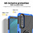 Funda Bumper Silicona y Plastico Mate Carcasa con Magnetico Anillo de dedo Soporte JX1 para Sony Xperia 5 III SO-53B