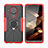 Funda Bumper Silicona y Plastico Mate Carcasa con Magnetico Anillo de dedo Soporte JX2 para Nokia 5.4