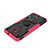 Funda Bumper Silicona y Plastico Mate Carcasa con Magnetico Anillo de dedo Soporte JX2 para Nokia C10