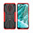 Funda Bumper Silicona y Plastico Mate Carcasa con Magnetico Anillo de dedo Soporte JX2 para Nokia C30