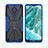 Funda Bumper Silicona y Plastico Mate Carcasa con Magnetico Anillo de dedo Soporte JX2 para Nokia C30