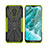 Funda Bumper Silicona y Plastico Mate Carcasa con Magnetico Anillo de dedo Soporte JX2 para Nokia C30