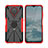 Funda Bumper Silicona y Plastico Mate Carcasa con Magnetico Anillo de dedo Soporte JX2 para Nokia G10