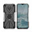 Funda Bumper Silicona y Plastico Mate Carcasa con Magnetico Anillo de dedo Soporte JX2 para Nokia G10