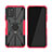 Funda Bumper Silicona y Plastico Mate Carcasa con Magnetico Anillo de dedo Soporte JX2 para Nokia G100