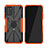 Funda Bumper Silicona y Plastico Mate Carcasa con Magnetico Anillo de dedo Soporte JX2 para Nokia G100