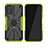 Funda Bumper Silicona y Plastico Mate Carcasa con Magnetico Anillo de dedo Soporte JX2 para Nokia G100