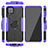 Funda Bumper Silicona y Plastico Mate Carcasa con Magnetico Anillo de dedo Soporte JX2 para Samsung Galaxy A12 5G