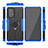 Funda Bumper Silicona y Plastico Mate Carcasa con Magnetico Anillo de dedo Soporte JX2 para Samsung Galaxy A52 4G