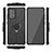 Funda Bumper Silicona y Plastico Mate Carcasa con Magnetico Anillo de dedo Soporte JX2 para Samsung Galaxy A52 4G
